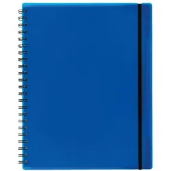 2x Kolma, Heft + Block, Notizbuch Easy A4 kariert blau (A4, Kariert, Harter Einband)
