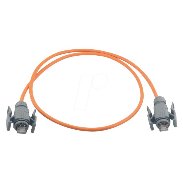 Wirewin Patchkabel Outdoor RJ-45 - RJ-45 Cat 6A, S/FTP, 2 m, Orange (S/FTP, CAT6a, 2 m) (PKW-I2-SF-K6A-PUR 2.0 OR)