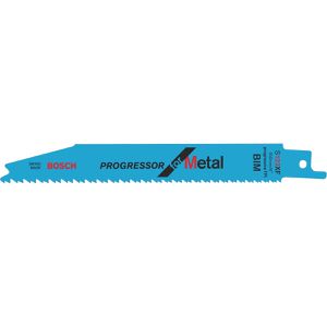 Bosch Säbelsägeblatt Progressor for Metal S 123 XF, 150mm, für Blech und Metall, 100 Stück