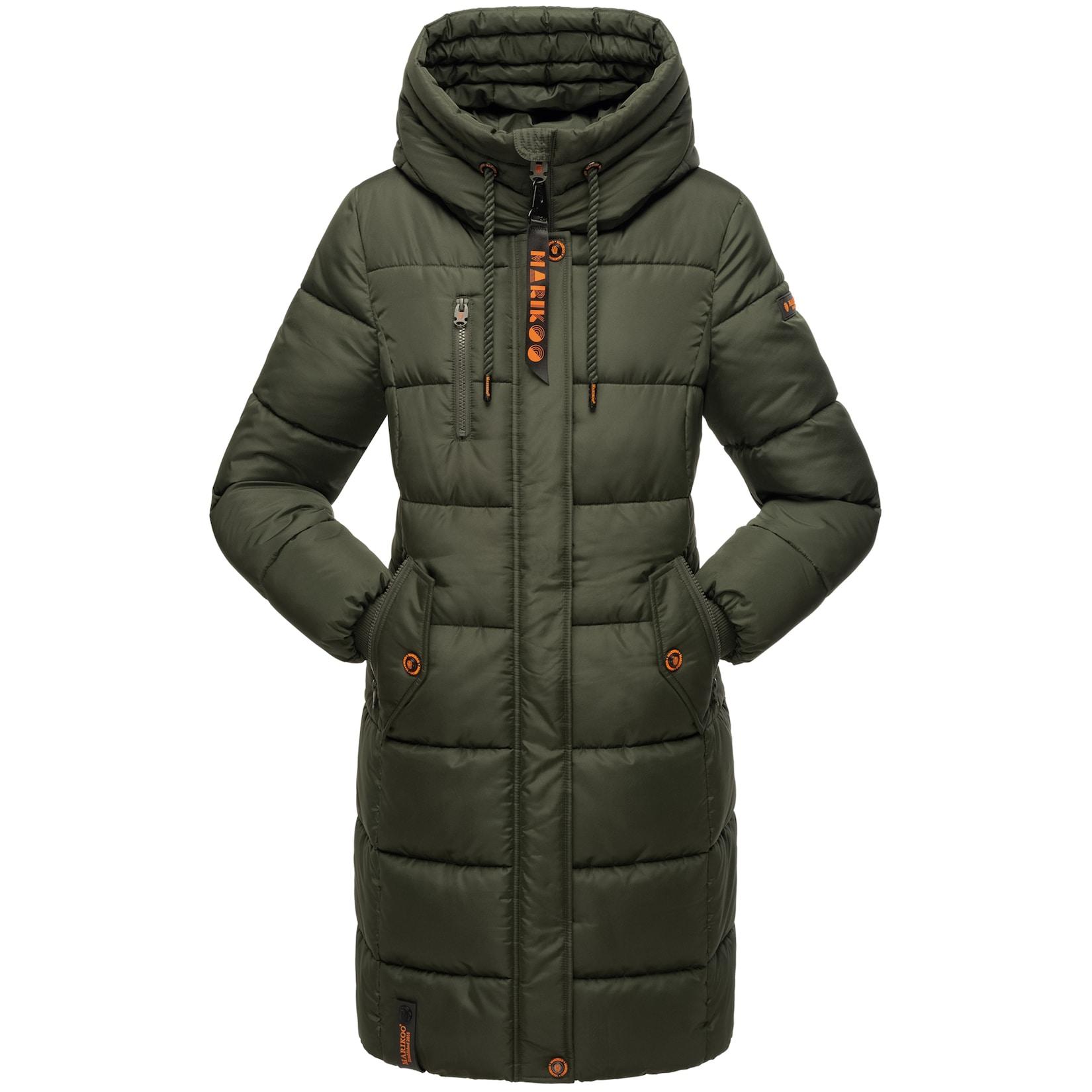 MARIKOO Damen Winterjacke Stepp Outdoor Jacke Anorak Parka Warm Mantel Kapuze Yuikoo