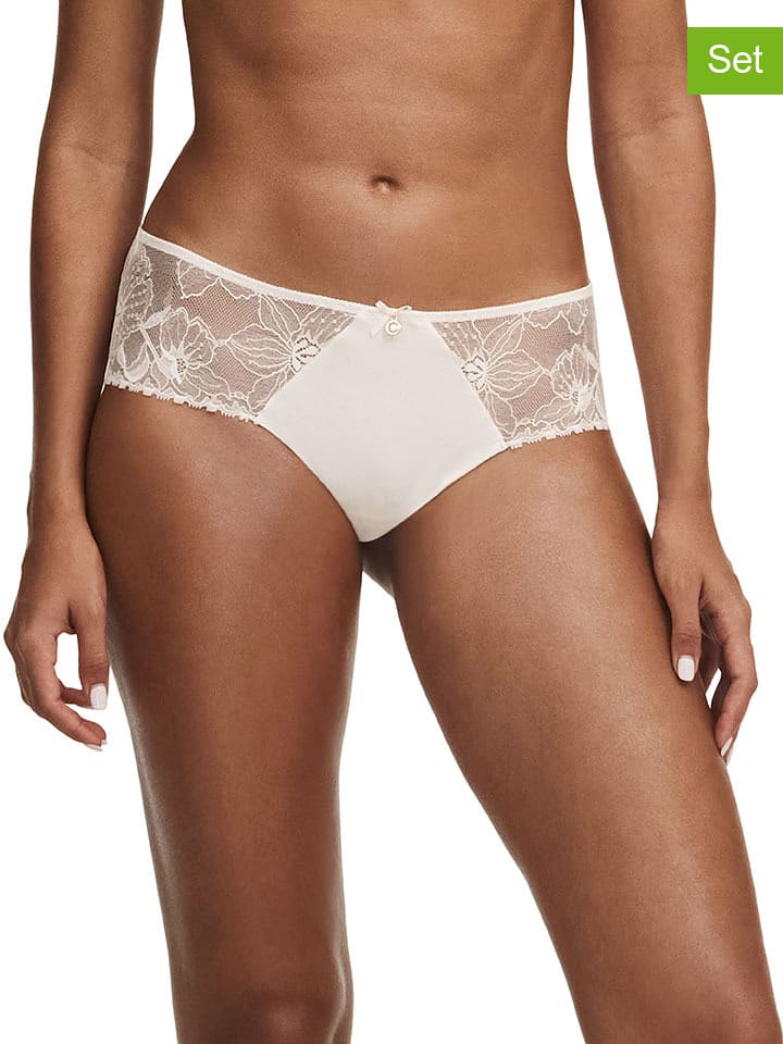 Chantelle 2er-Set: Pantys in Weiß - 36