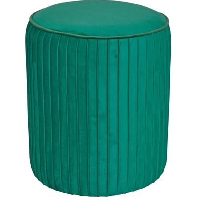 Hocker HOME AFFAIRE, grün, B:38cm H:46cm T:38cm, Samtbezug 100% Polyester, Hocker, Hocker