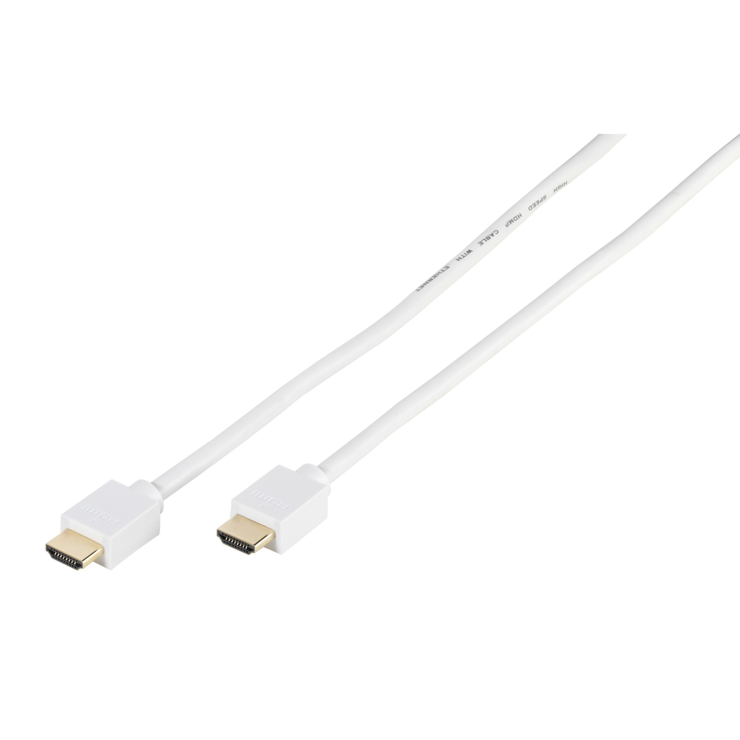 Vivanco HDMI Anschlusskabel 4K, 1m Zum Anschluss für Rundfunkgeräte
