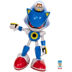 Jakks Pacific Sonic The Hedgehog Actionfiguren-Set: 51cm Metal Sonic gegen 6cm Sonic