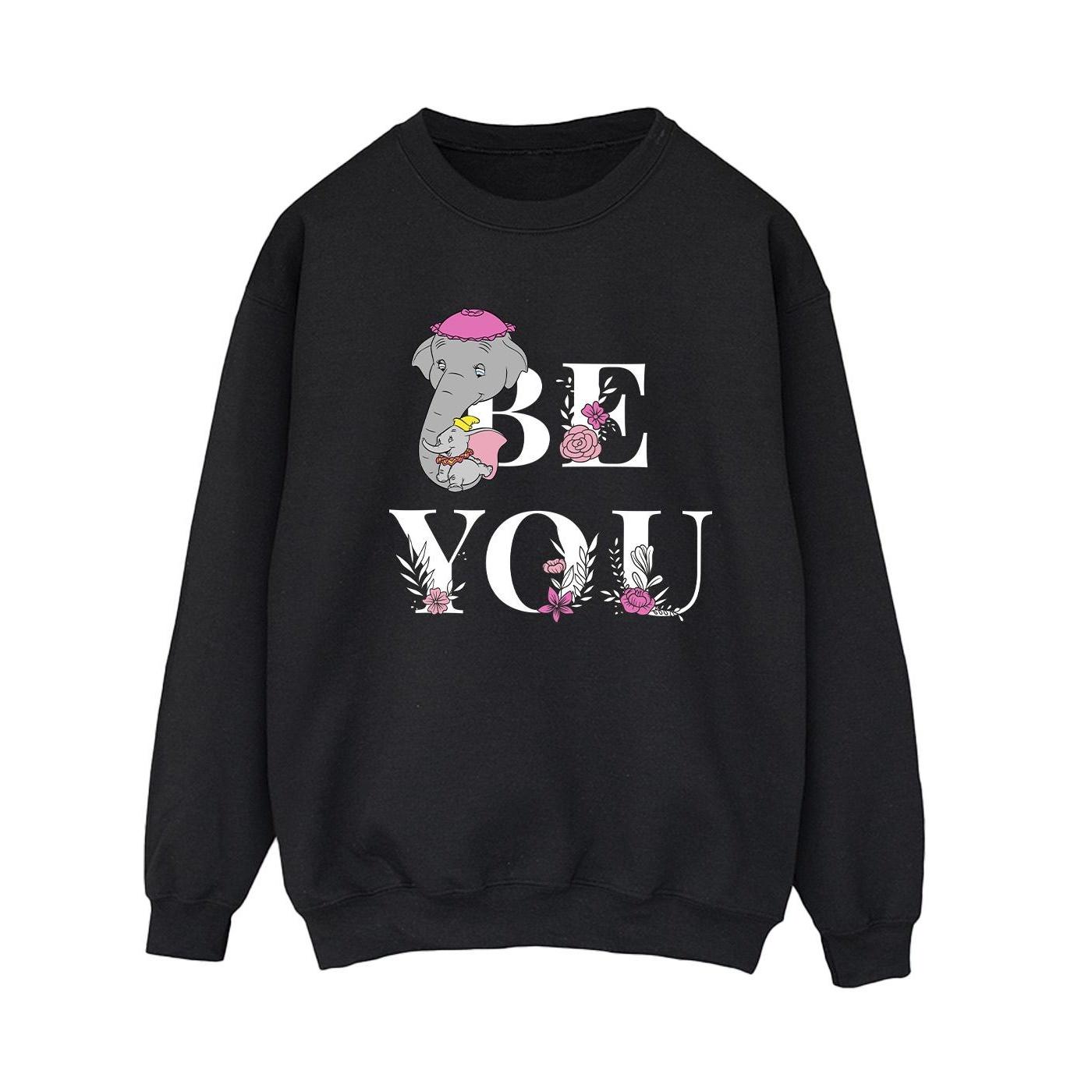 Disney Dames/Dames Dumbo Be You Sweatshirt (Zwart)