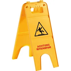 Kunststoff Warnschild Achtung Rutschgefahr