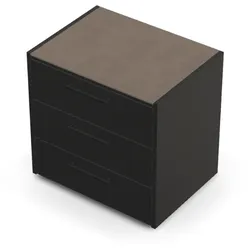 Brabura CT 90 Schubladenmodul - Barro / Anthrazit / Matt schwarzer Griff