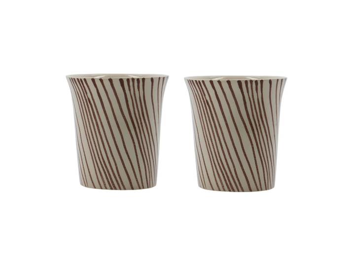 House Doctor Mug Diva 25 cl, lot de 2 Marron