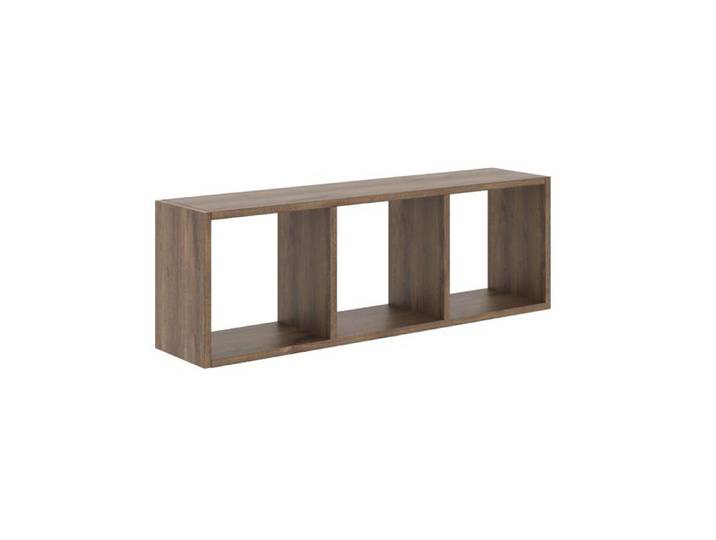 Étagère haaus Lira 3 compartiments chêne bronze 90 x 20 x 30 cm