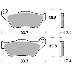 SBS, Bremsbeläge
