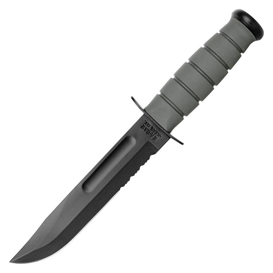 Ka-bar 5012 Foliage Green Utility Knife, Serrated GFN Sheath (17.80 cm) (56745844)