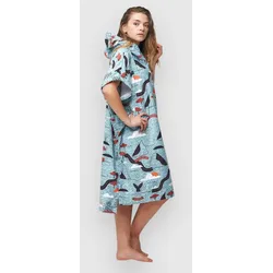 After Sketchbook Surf Poncho blue Gr. Uni