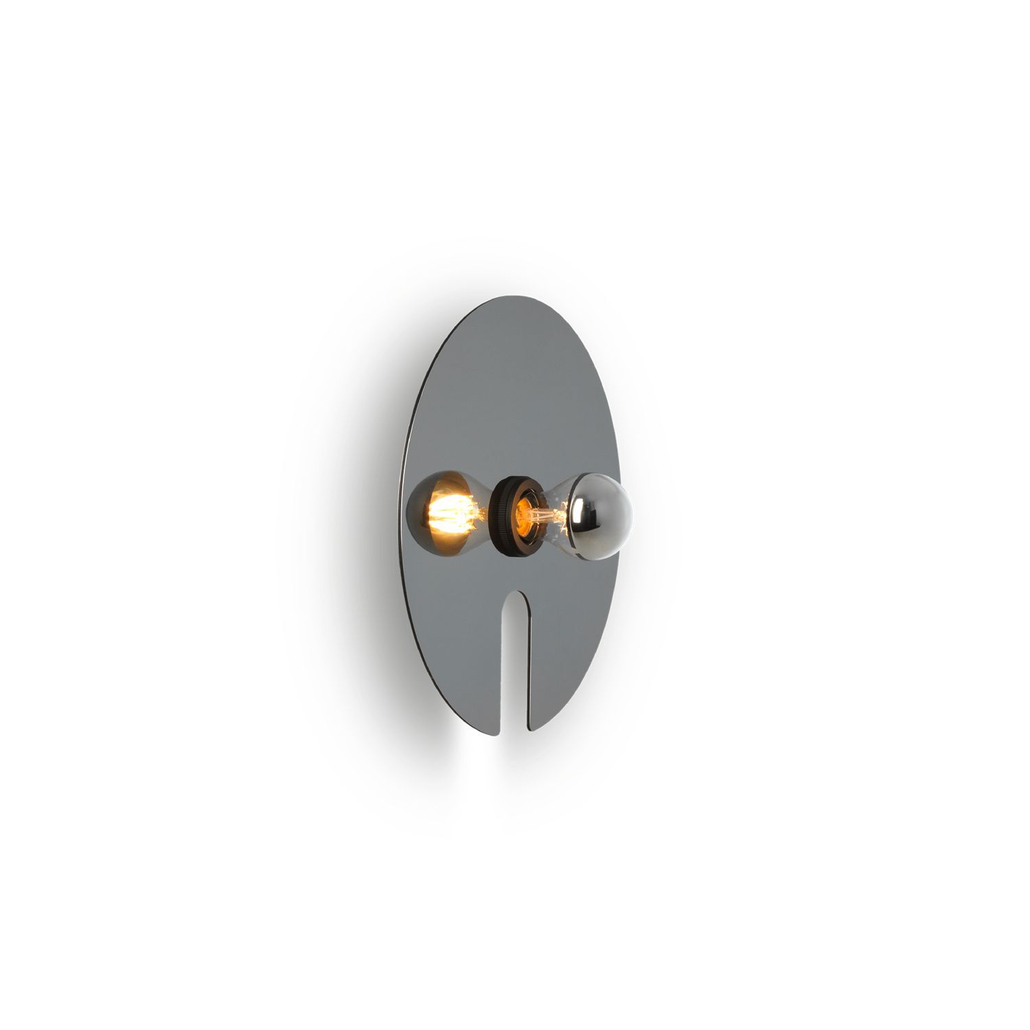 Wever & Ducré Wand-/Deckenleuchte MIRRO CEILING / WALL SURF 1.0 A60 N-B schwarzes chrom Ø30cm 6321E0NB0 5404037331703