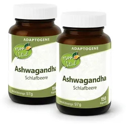 Kopp Vital® Adaptogen Ashwagandha (Schlafbeere) / 500 mg / 150 Kapseln