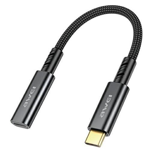 Awei Adapter CL-216T Lightning/USB-C czarny/black (USB-C) (CL-216T)