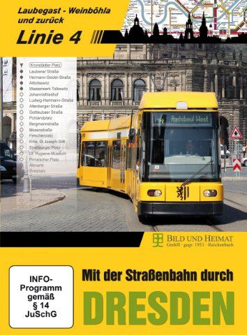 Bild & Heimat - Mit der Straßenbahn durch Dresden, Linie 4 - Preis vom 09.10.2026 07:28:09 h