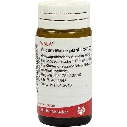 WALA Heilmittel GmbH Viscum Mali e planta tota D2 Globuli 08788476