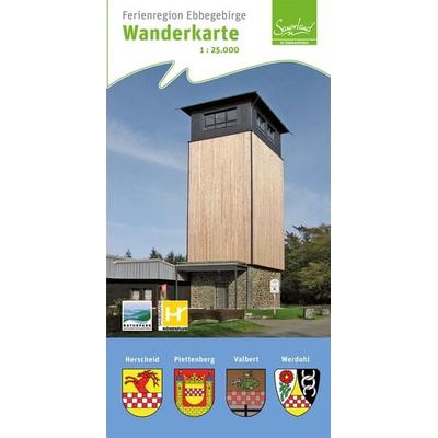 Wanderkarte Ferienregion Ebbegebirge, Sonstige von , Grünes Herz, 978-3-86636-926-9