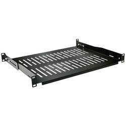 VALUE 19-Zoll-Geräteträger, 485 x 350mm, max. 25kg, schwarz 26.99.0402