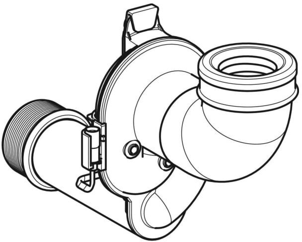 Geberit UR-Siphon senkrecht mit Sensor 242151001 für UR-Steuerungen ab 2009