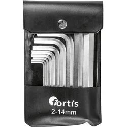 FORTIS Winkelschraubendreher-Satz 4317784729987 10-teilig 2-14mm