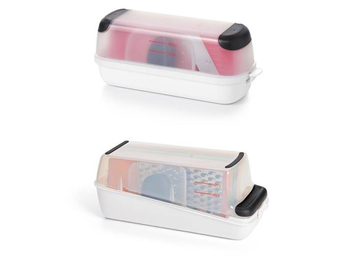 Reibe Oxo 4-farbig Polypropylen/ABS B 26.6 cm Set - Reibe