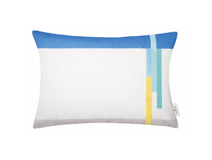 Tom Tailor Zierkissenbezug Bricks blau Polyester B 40 T 60 cm