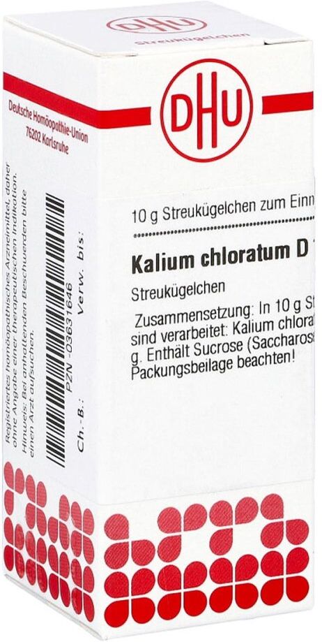 DHU Kalium Chloratum D12 Globuli 10g