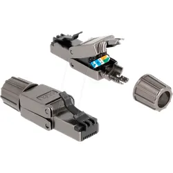 DELOCK 86514 - RJ45 Stecker Cat.8.1 STP werkzeugfrei