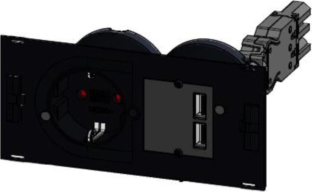 Bachmann DUE Set 1xDUE CEE7/7+USB