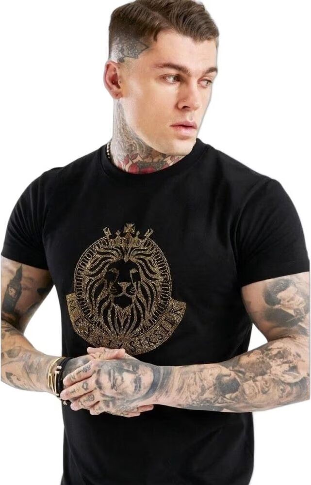Siksilk X Messi Camiseta Oversized León Negra Xl Hombre