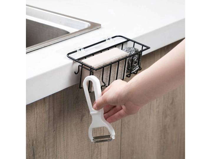 Évier mural T1, chiffon d'évier T1, vidange T1, évier de cuisine T1, rangement pour éponge T1