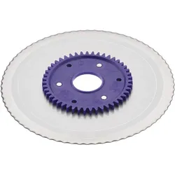 Dr. Ritter Ersatzmesser zu AES 52 S / AES 62 SR/-H / AES 62 SL/-H / E 118, Zubehör Mixen + Schneiden, Violett, Silber
