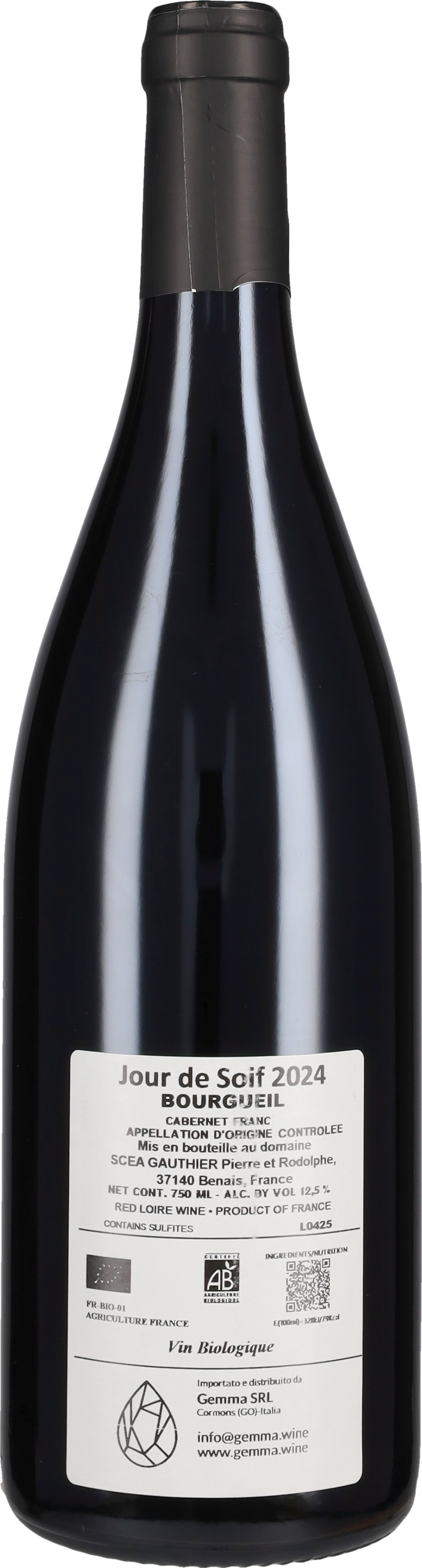 'Jour de Soif' Domaine du Bel-Air 2024