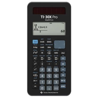 Texas Instruments Schulrechner TI-30X Pro MathPrint hochauflösendes Display