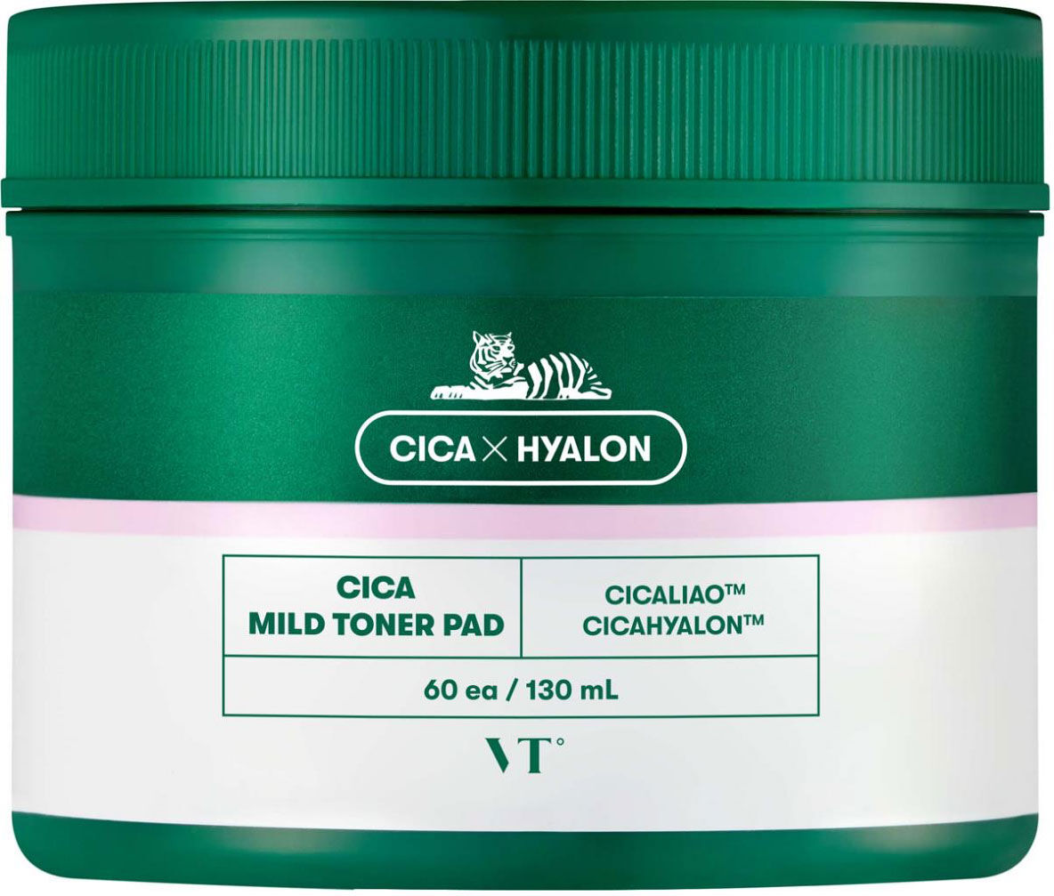 VT COSMETICS CICA Mild Toner Pad 60pcs
