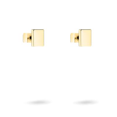 Paar Ohrstecker LIEBESKIND BERLIN "Schmuck Geschenk Edelstahl Ohrringe Berlin Nights", gold (gelbgoldfarben), Ohrringe, Damen, Edelstahl