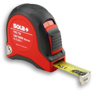SOLA Maßband 50022001, PRO-TM 3, 3m, mit Nagelöse