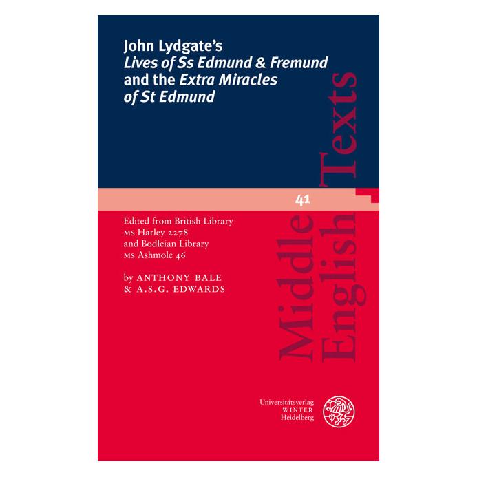 Winter John Lydgate's 'Lives of Ss Edmund & Fremund' and the 'Extra Miracles of St Edmund' (Englisch, Softcover, A.S.G. Edwards, Anthony Bale) (55206102)