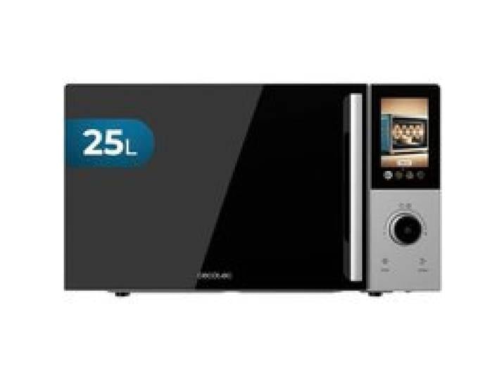 Cecotec Micro-ondes Numérique Tactile 25 L avec Gril et Convection 900 W 8 Programmes