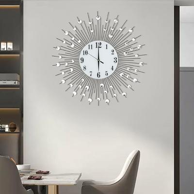 Value Selection Cesear 23.62 Inch Large Wall Clock Modern Silent Decorative Clock Cesear 23.62 Inch Large Wall Clock Modern Silent Decorative Clock