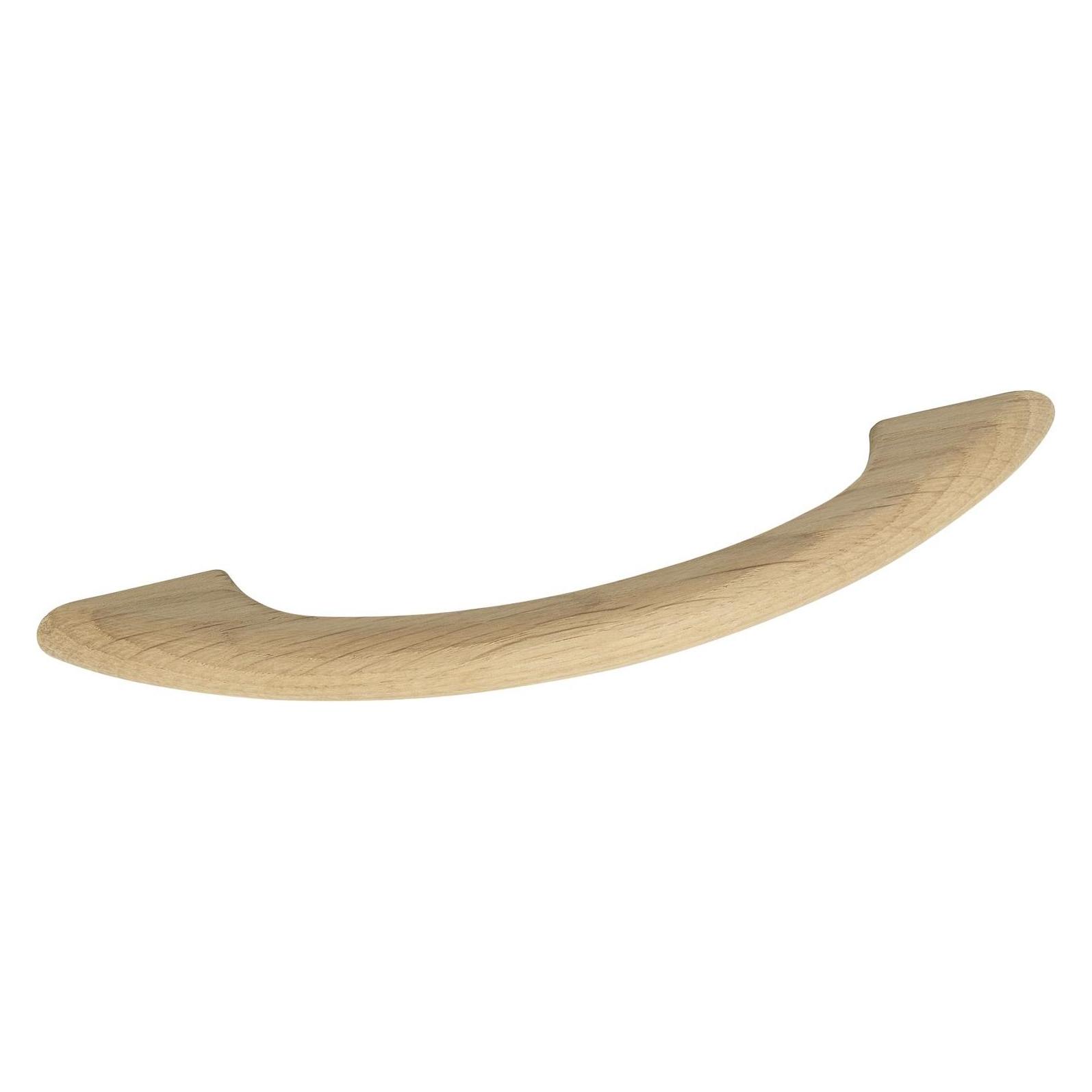 Alles im griff Schubladengriff Vibes Länge 128 mm Breite 130 mm gebogen Möbelgriff Eiche roh (42722286)