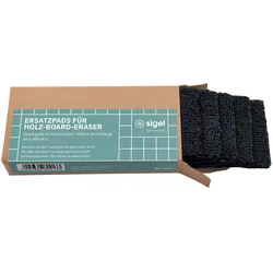SIGEL Löschpapier für Tafellöscher schwarz