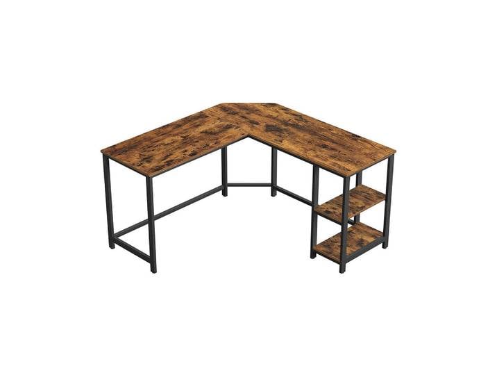 Hansiro Eckschreibtisch Computertisch, Braun, Holzwerkstoff, 138x75x138 cm, Büromöbel, Schreibtische, Eckschreibtisch