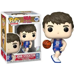Funko NBA - John Stockton Legends POP! Basketball Vinyl Figur (Blue All Star Uni 1992) 9 cm