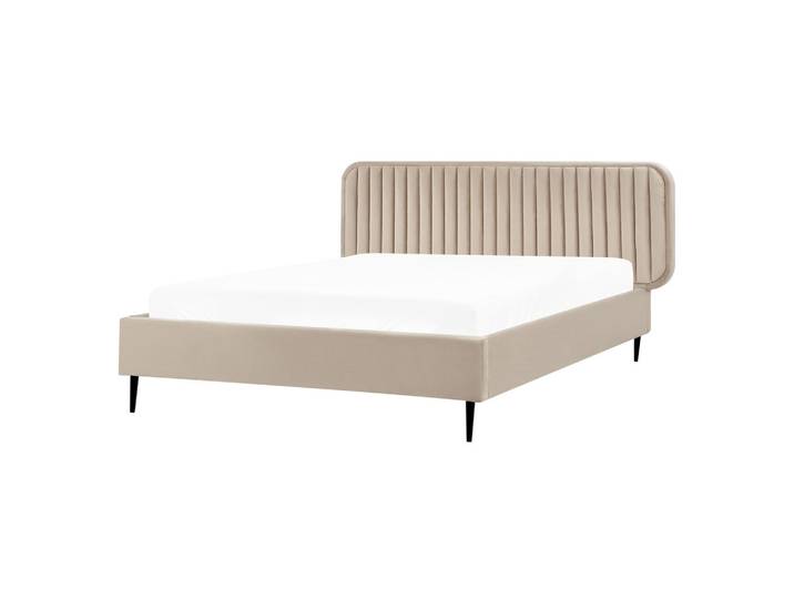 POLSTERBETT mit Lattenrost 140x200 cm Beige Brin