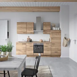 Küchenleerblock Structura Low o. Geräte Eiche dunkel