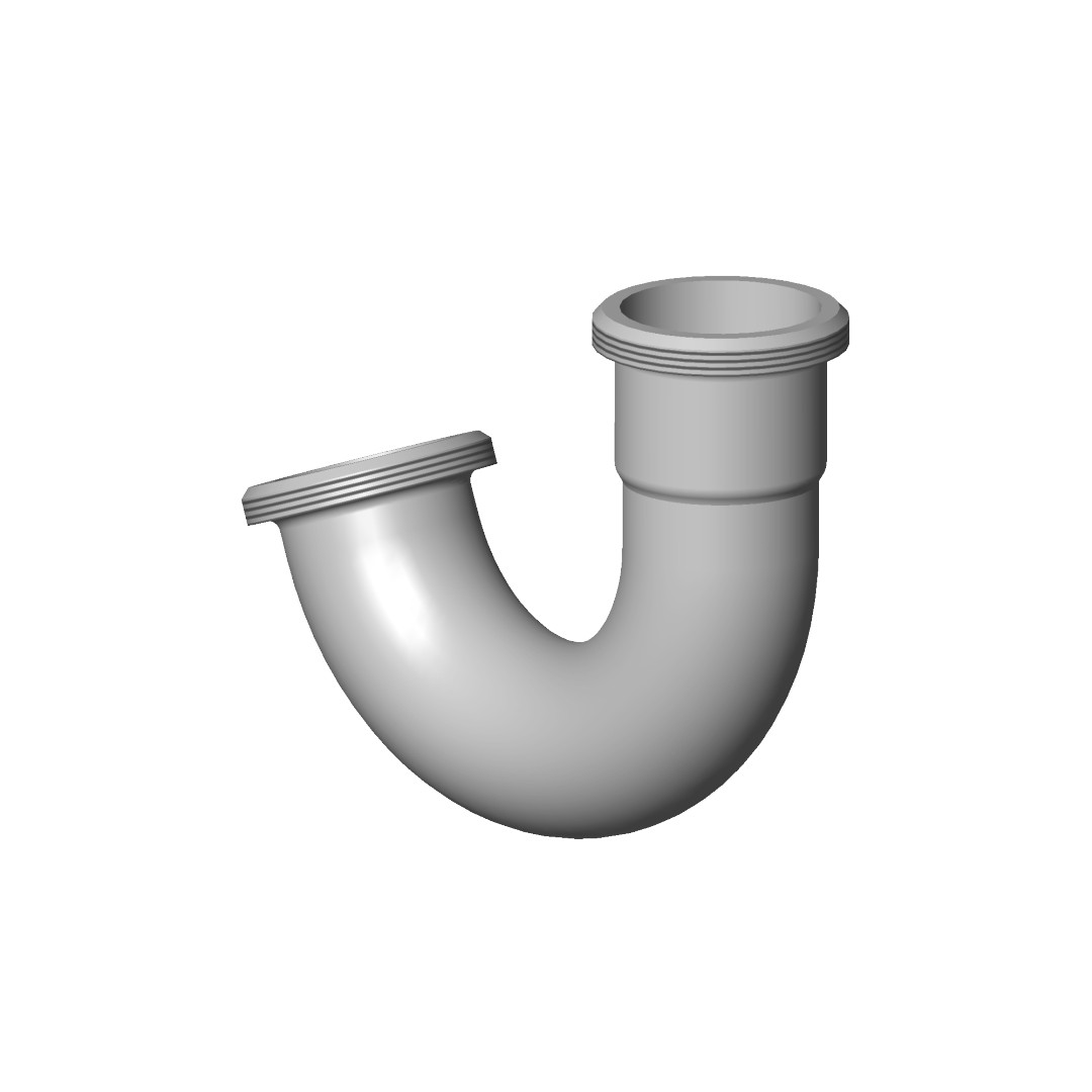 Dornbracht Rohr für Geruchverschluss Ersatzteile 092823029 122 x 96 x 42 mm Champagne gebürstet (22k 092823029-46