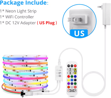 Inspire Essentials Smart WiFi RGB LED Strip Lights With APP Control And Voice Compatibility 5m Kit us