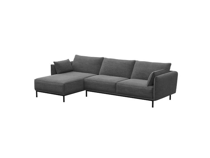 Ecksofa ELVIS links anthrazit